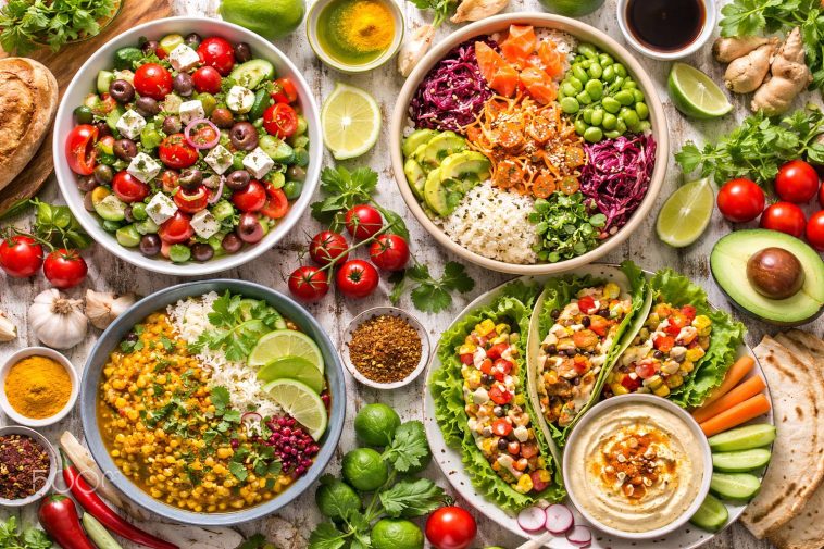 Menú semanal saludable inspirado en cocinas del mundo (con lista de la compra)