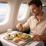 Qué comer antes y después de un vuelo largo para evitar hinchazón y cansancio