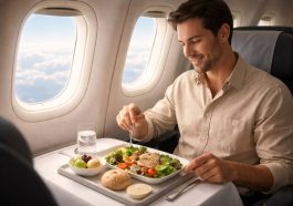 Qué comer antes y después de un vuelo largo para evitar hinchazón y cansancio