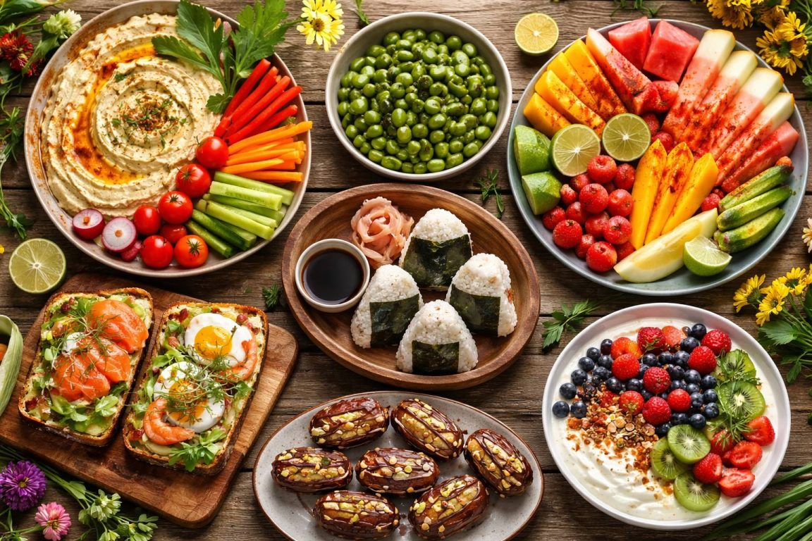 Snacks saludables del mundo: ideas fáciles de picoteo inspiradas en ...